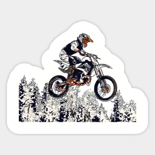 Born to Fly - Motocross Racer Sticker